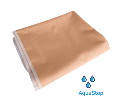 Наматрацник вологонепроникний AquaStop персик 160х190 см з резинкою по 4-х кутах