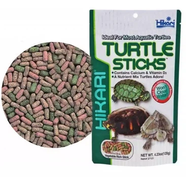 Корм для водоплаваючіх черепах HIKARI TURTLE STICKS (плаваючі палички) - 120г