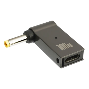Адаптер для зарядки ноутбуков, Type-C-DC 4.0-1.7 mm, 100 W
