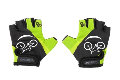 Рукавички дитячі Onride Gem чорний-зелений 9-10 років.
