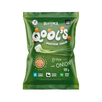 Снеки протеиновые без глютена со вкусом лука Qool`s Glutenex 120 г