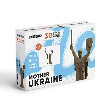 3D Пазл Картонный Cartonic Украина-Мать 158 деталей