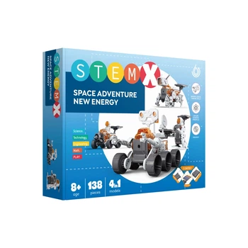 Конструктор Stem 4 в 1 Космическое приключение 138 деталей (3858894673049) (BR817547196)