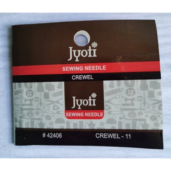Голки для шиття - бісера 3,0см, гострі, тонкі, №11, 20 шт. в уп. JYOTI (42406)