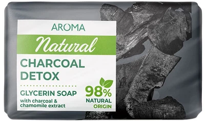 Натуральне мило Aroma Natural Elements Charcoal Detox 100 г (3800013568583)