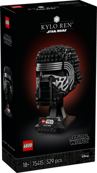 Klocki konstrukcyjne LEGO Star Wars Hełm Kylo Rena 529 elementów (75415 )