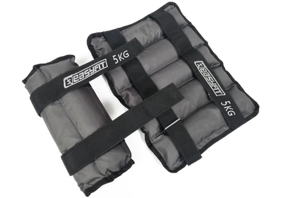 Утяжелители EasyFit 2 х 5 кг для ног и рук с металлом (EF-AWTМ-500)