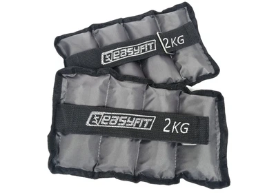 Утяжелители EasyFit 2 х 2 кг для ног и рук с металлом (EF-AWTМ-200)