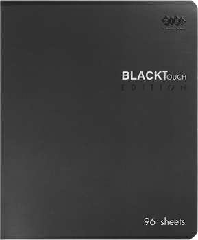 Набір зошитів учнівських ZiBi Black 96 аркушів у клітинку 10 шт (ZB25.1790K)
