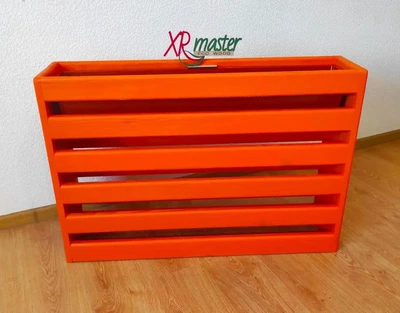 Вазони для літніх терас, садові вазони, кашпо для терас XRMASTER Престиж колір Апельсиновий