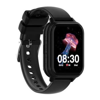 Умные часы для детей Wonlex KT33 4G, AMOLED с видеозвонком, GPS, часы на руку для детей школьного возраста с пульсометром black