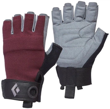 Перчатки женские Black Diamond Crag Half-Finger Gloves, Bordeaux, S (BD 801868.6018-S)