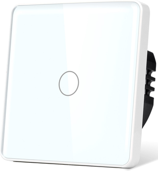 Розумний вимикач з WiFi + BLE 1DAL Сенсорний, Білий, З нейтраллю (G86D-SW1G.WF.WT)