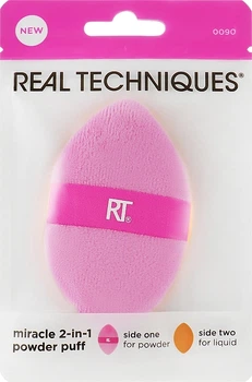Пуховка для пудри - Real Techniques Miracle 2-In-1 Powder Puff (1228566-27055685)