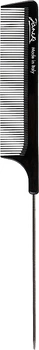 Гребінець з металевим хвостиком, 21 см, чорний - Janeke Professional Comb With Metal Tail (1172584-27061509)