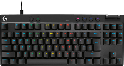 Клавiатура дротова Logitech G PRO X TKL Rapid підсітка, чорний (920-013233) 302920