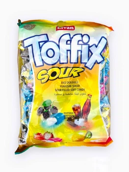 Цукерки жувальні Toffix sour mix Кислий мікс 1 кг