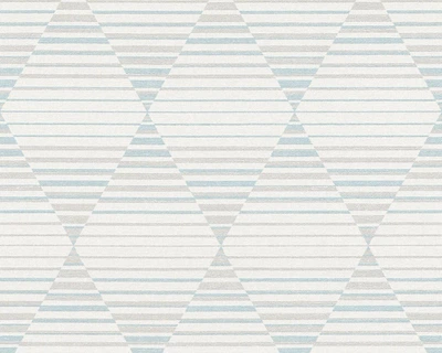 Виниловые обои на флизелиновой основе A.S.Creation Linen Style 36757-2 Серый-Голубой