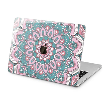 Чехол пластиковый для Apple MacBook Neo 13 (A18 Pro) 2026 (Нежная мандала) A3404 макбук нэо 13" inch