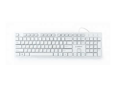 Клавіатура Gembird KB-MCH-03-W-UA White USB UKR