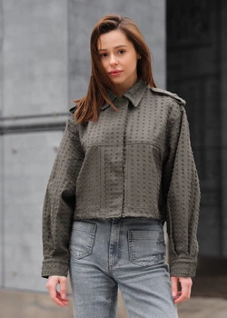 Жіноча вітровка Staff fre gray M-L (MBM0248)