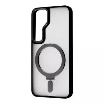 Чохол противоуданий з підтримкою MagSafe WAVE Premium Attraction Case для Samsung Galaxy S24 Plus Black