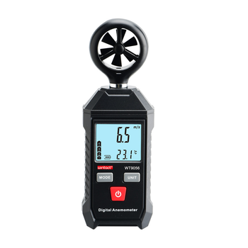Анемометр (измеритель потока воздуха) 0-30м/с, -10-45°C Wintact WT9056