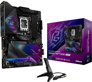 Материнская плата ASRock Z890 Riptide Wi-Fi (s1851, Intel Z890, PCI-Ex16 5.0)