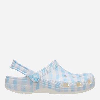 Жіночі крокси Crocs Classic Gingham Clog Whi/Blue 211006-16S 39-40 (M7/W9) 25 см White/Blue (198445124082)