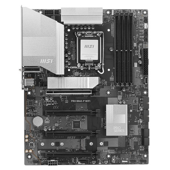Материнская плата MSI PRO B860-P WIFI s1851 B860 4xDDR5 M.2 HDMI DP WiFi BT ATX