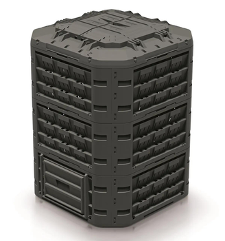Компостер садовий PROSPERPLAST Compogreen Vario 950 л Чорний