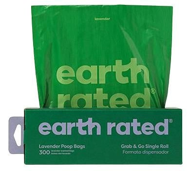 Woreczki na ekskrementy Earth Rated dla psa Lawendowe 300 szt (0870856000079)