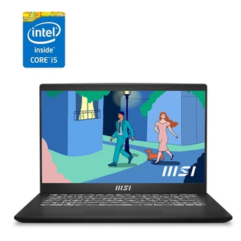 Ультрабук MSI Modern 14 C12M-032US / 14" (1920x1080) IPS / Intel Core i5-1235U (10 (12) ядер по 3.3 - 4.4 GHz) / 8 GB DDR4 / 480 GB SSD / Intel Iris Xe Graphics / WebCam б/в