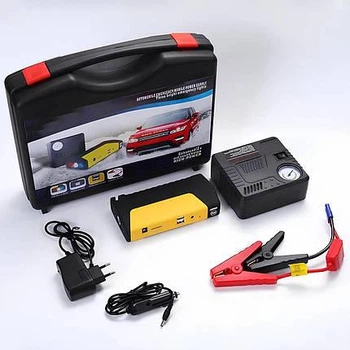Повербанк для запуска авто Пускозарядное устройство Стартер КОМПРЕССОР JUMPSTARTER TM15 (50800 мАч), 68800-500