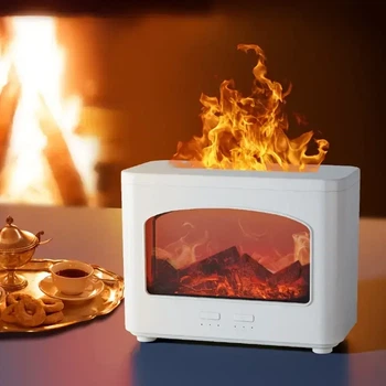 Зволожувач повітря для дому з ефектом полум'я Камін Mintex 12-24v