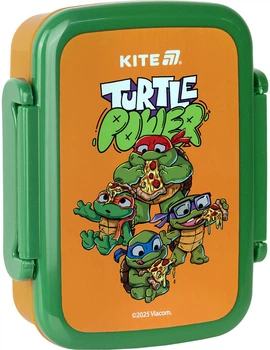 Ланчбокс Kite Ninja Turtles 420 мл Зелено-оранжевый (NT25-160)