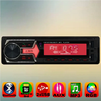 Автомобільна магнітола JSD G-1101 з TFT-дисплеєм та підтримкою Bluetooth 1DIN 2810