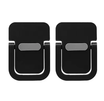 Портативна пластиковая подставка для охлажения ноутбука для MacBook 2 шт Ножки для ноутбука Черная