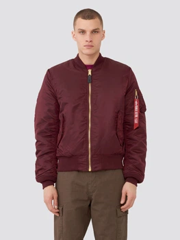 Бомбер Alpha Industries MA-1 Slim Fit MJM44530C1 Бордовий S