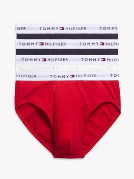 Набір чоловічих трусів брифів Tommy Hilfiger (199243997630) Classics Brief Red 4 шт. L комбіновані