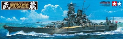 Збірна модель 1/350 Японський лінкор Musashi Tamiya 78031