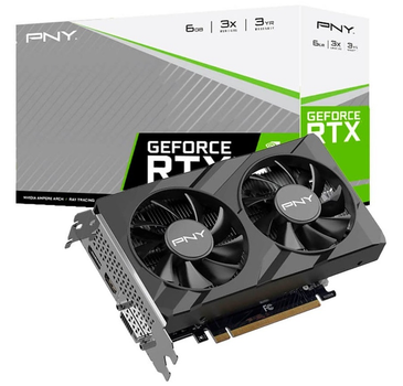 Видеокарта PNY GeForce RTX 3050 6Gb VERTO (VCG30506DFXPB1)