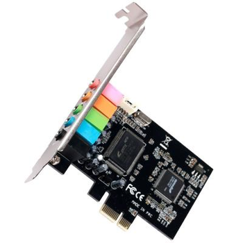 Звукова карта Manli, PCI-E 1x, 32-bit, 6-Channels (M-CMI8738-PCI-E-6CH) (Bulk)