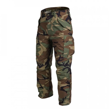 Штани M65 - NyCo Sateen Woodland US L-Long