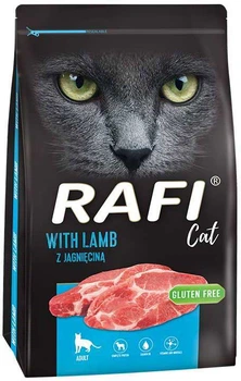 Сухий корм для дорослих кішок Dolina Noteci RAFI Cat з ягнятком 7 кг (5902921306115)