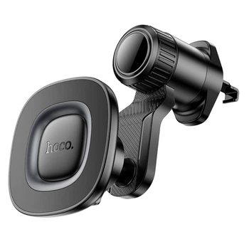 Автотримач Hoco H74 магнітний black metal gray