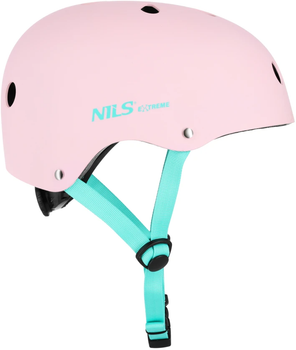 Kask Nils EXTREME MTW001-1 XS 48-52 cm Różowy (16-70-351) (5907695586275)