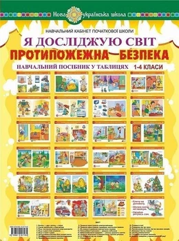 НУШ Комплект плакатів Я досліджую світ 1-4 класи Протипожежна безпека 9789661057165