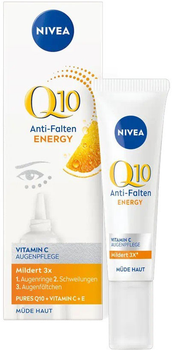 Krem do skóry wokół oczu Nivea Q10 Energy 15 ml (4006000090825)