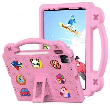 Детский чехол Junior Case Tablet на POCO Pad X1 (11.2") / розовый